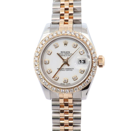 Rolex Datejust 26mm White Dial Watch Ref# 179173 - Happy Jewelers Fine Jewelry Lifetime Warranty