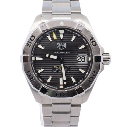 Tag Heuer Aquaracer 41mm Grey Dial Watch Ref# WBD2113 - Happy Jewelers Fine Jewelry Lifetime Warranty