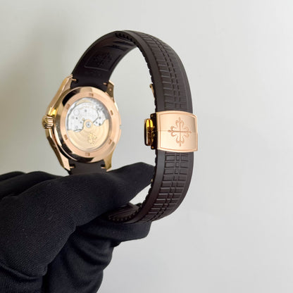 Patek Philippe Aquanaut 40.8mm Brown Dial Watch Ref# 5164R-001