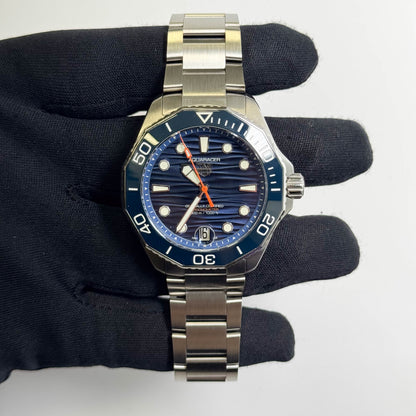 Tag Heuer Aquaracer 42mm Stainless Steel Blue Dial Watch Ref# WBP5111.BA0013 - Happy Jewelers Fine Jewelry Lifetime Warranty