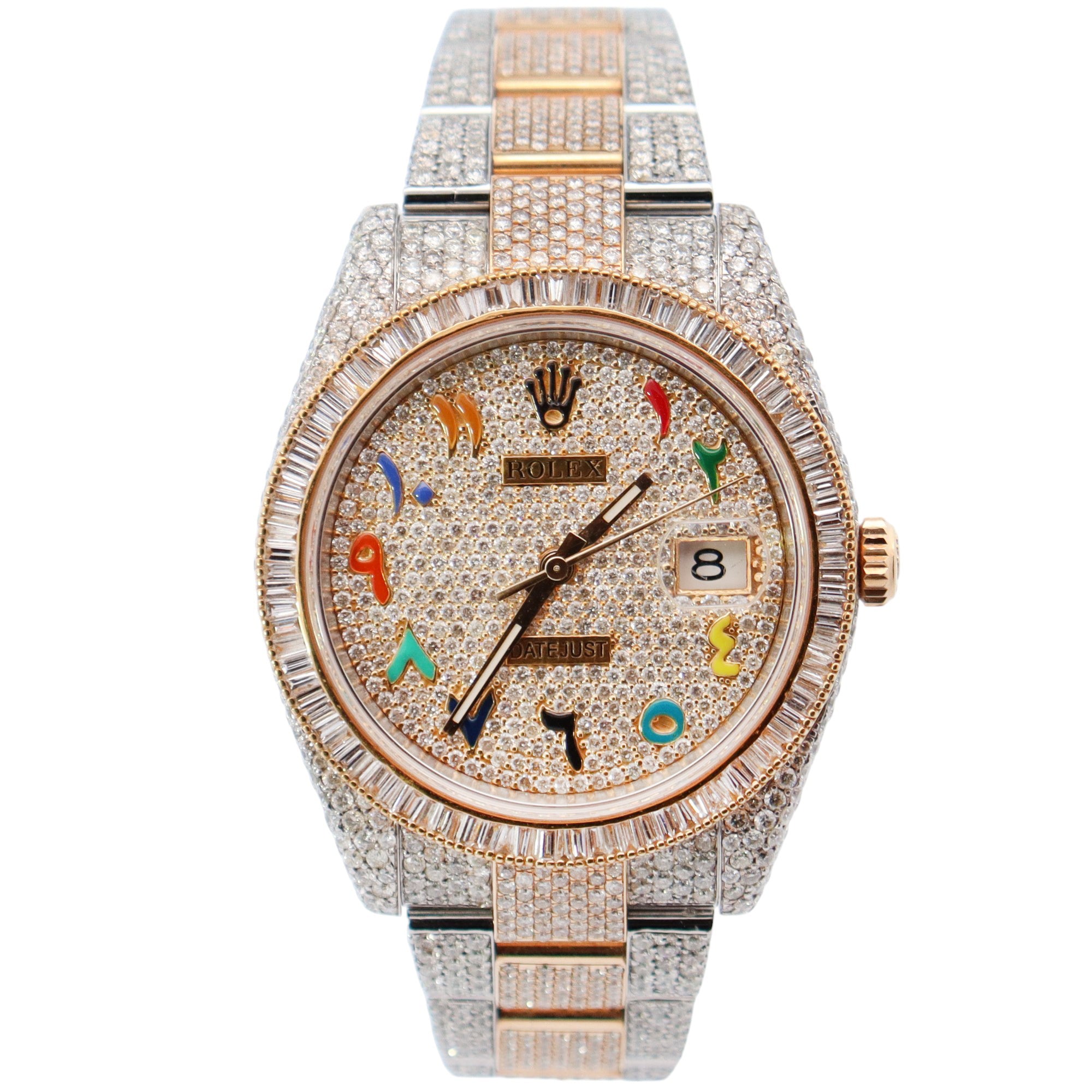 Rolex Datejust 41mm Pave Dial Watch Ref# 126303 - Happy Jewelers Fine Jewelry Lifetime Warranty