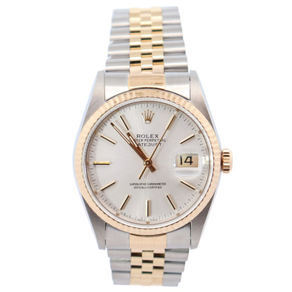 Rolex Datejust 36mm Silver Dial Watch Ref# 16233 - Happy Jewelers Fine Jewelry Lifetime Warranty