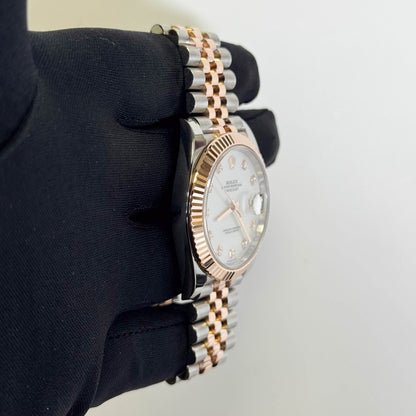 Rolex Datejust 41mm Mother Of Pearl Dial Watch Ref# 126331 - Happy Jewelers Fine Jewelry Lifetime Warranty