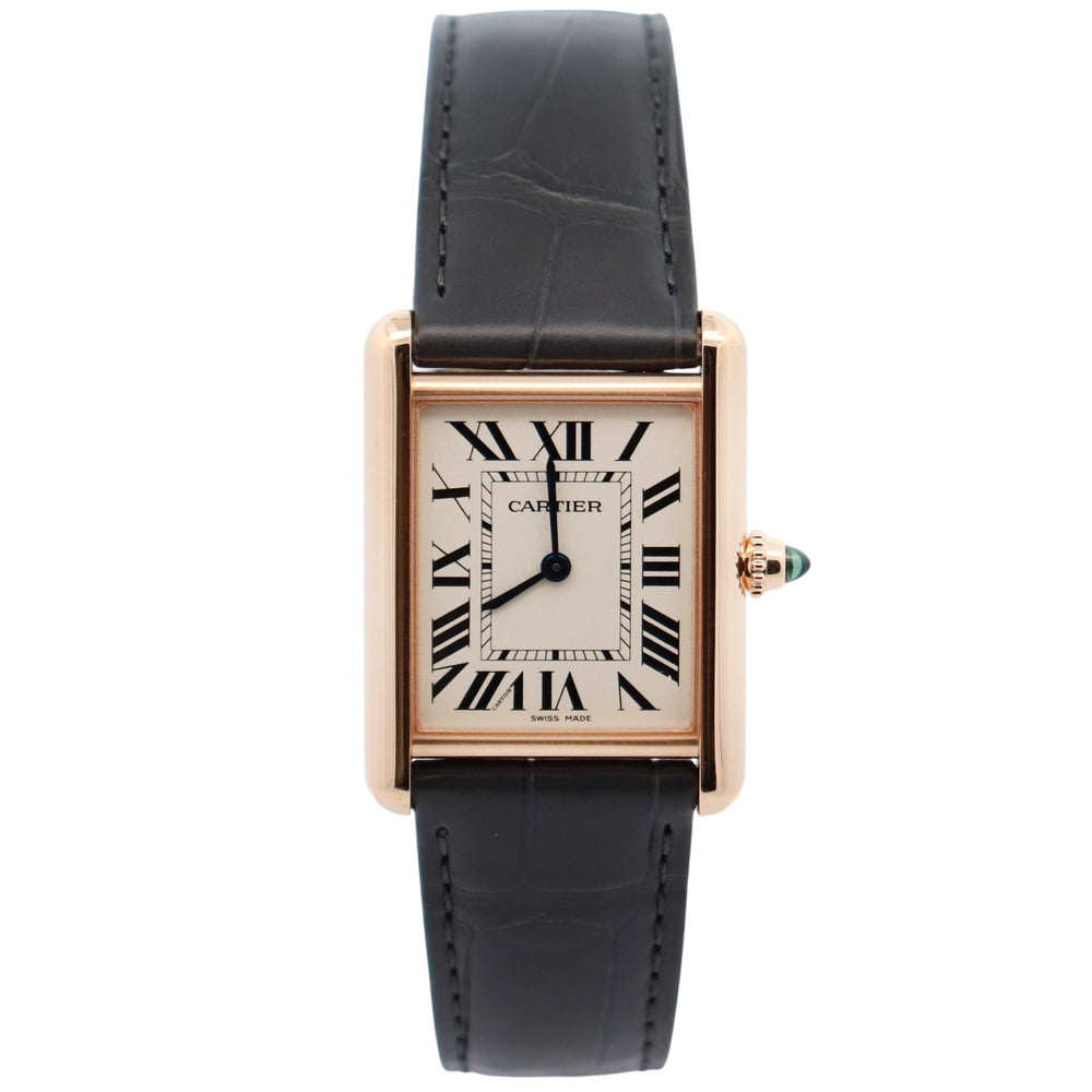 Cartier Tank 25.5mm Silver Dial Watch Ref# WGTA0343