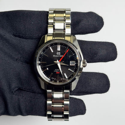 Grand Seiko Heritage Collection Stainless Steel 40mm Black Dial Watch Ref# SBGJ203 - Happy Jewelers Fine Jewelry Lifetime Warranty