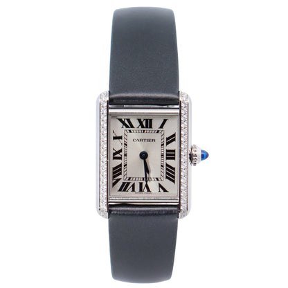 Cartier Tank 22mm Silver Dial Watch Ref# W4TA0031 - Happy Jewelers Fine Jewelry Lifetime Warranty