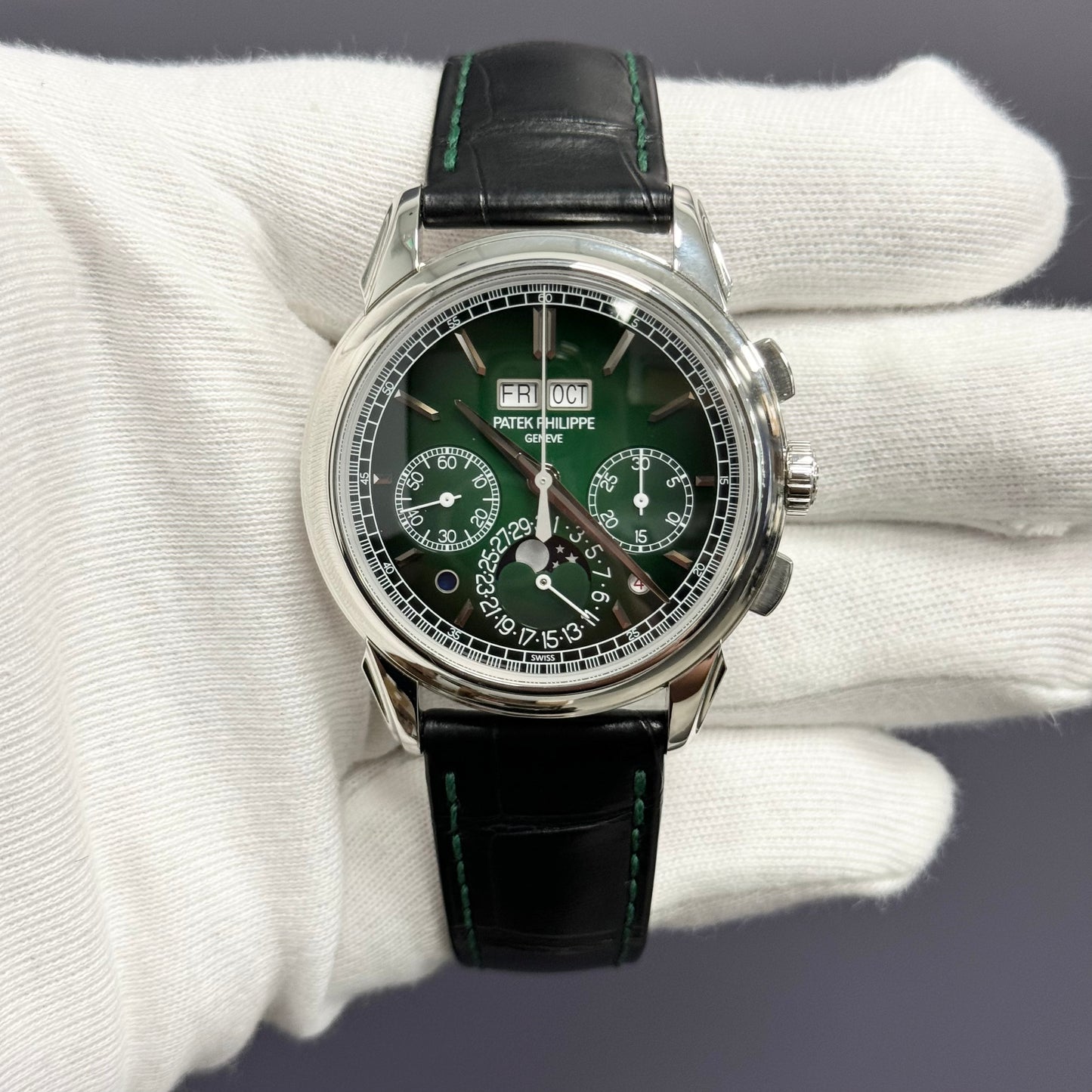 Patek Philippe Grand Complications 41mm Green Dial Watch Ref# 5270P-014