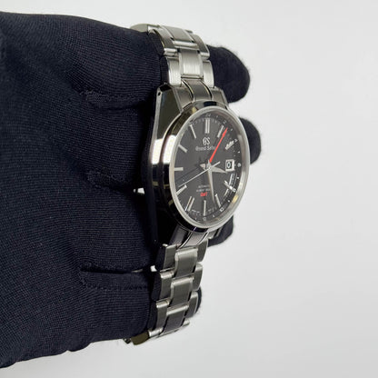 Grand Seiko Heritage Collection Stainless Steel 40mm Black Dial Watch Ref# SBGJ203 - Happy Jewelers Fine Jewelry Lifetime Warranty