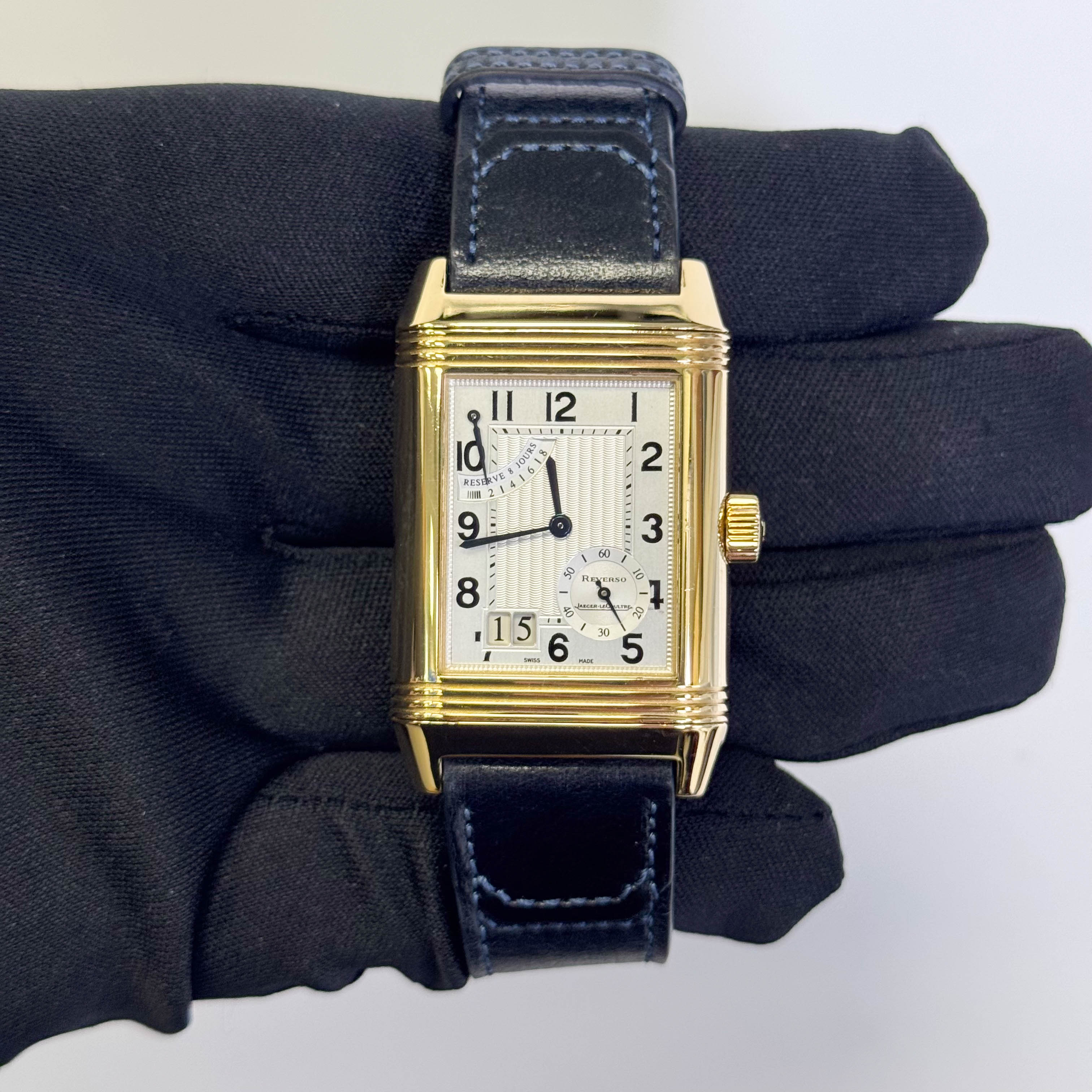 Jaeger-LeCoultre Reverso 47mm White Dial Watch Ref# Q3001420