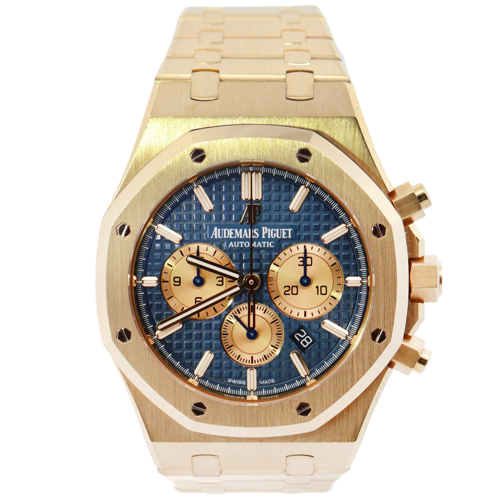 Audemars Piguet Royal Oak 41mm Blue Dial Watch Ref# 26331BA.OO.1220BA.01