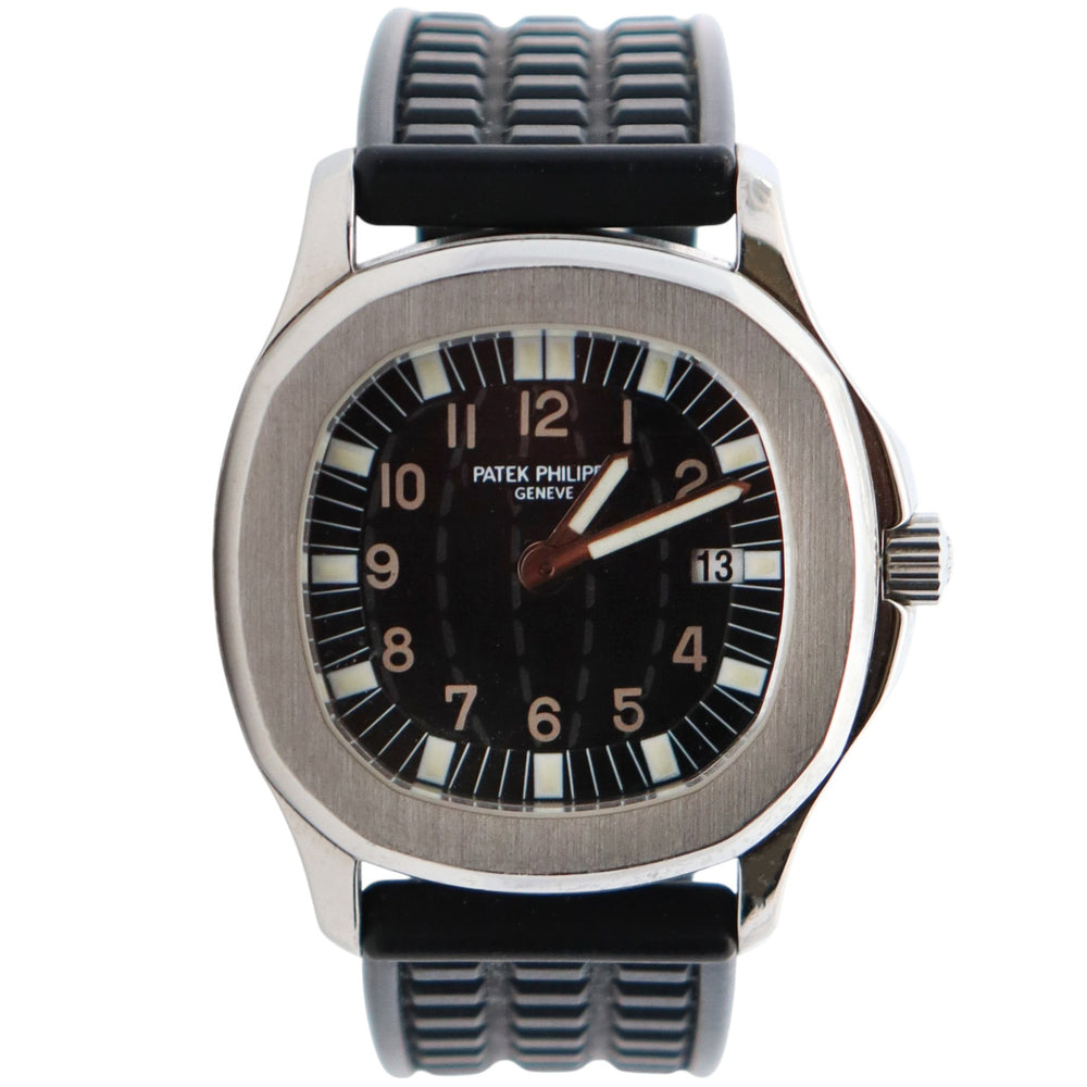 Patek Philippe Aquanaut 26mm Black Dial Watch Ref# 4960A-010