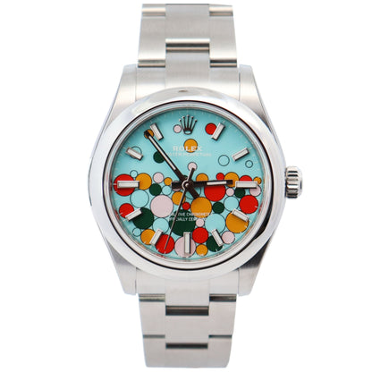 Rolex Oyster Perpetual 31mm Celebration Dial Watch Ref# 277200 - Happy Jewelers Fine Jewelry Lifetime Warranty