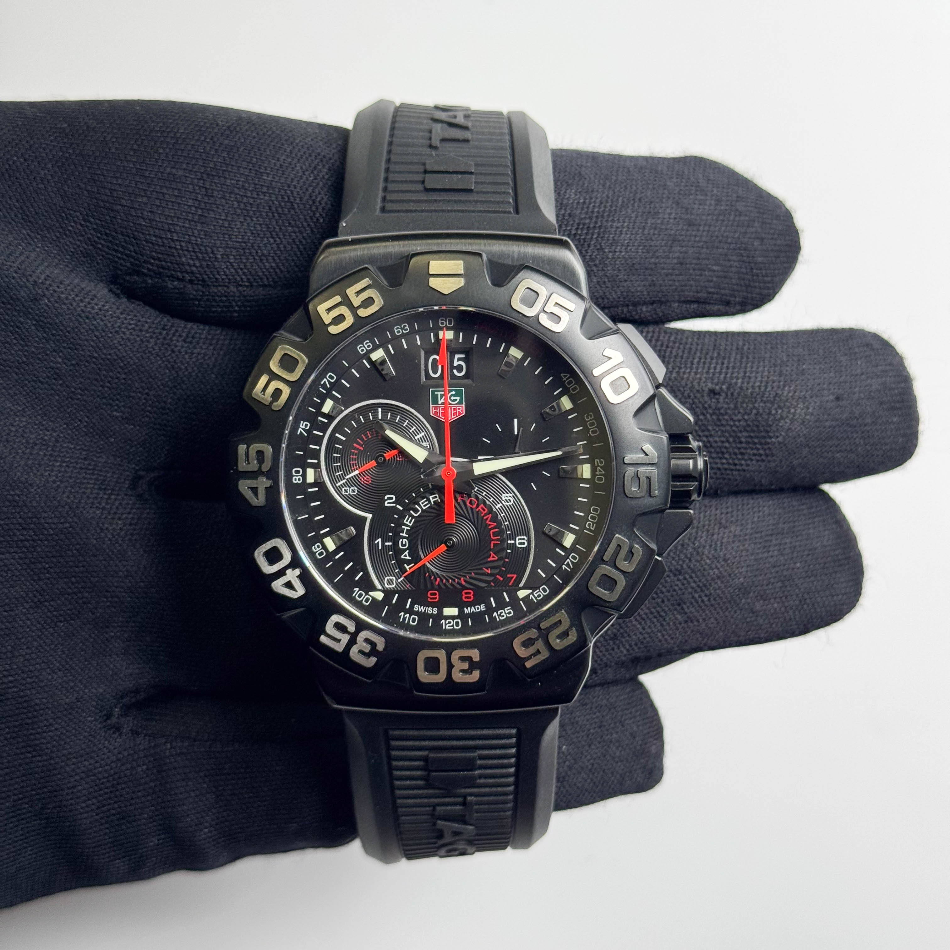 Tag Heuer Formula One 44mm Black Dial Watch Ref# CAH1012.FT6026