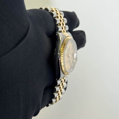 Rolex Datejust 36mm Champagne Dial Watch Ref# 16233 - Happy Jewelers Fine Jewelry Lifetime Warranty