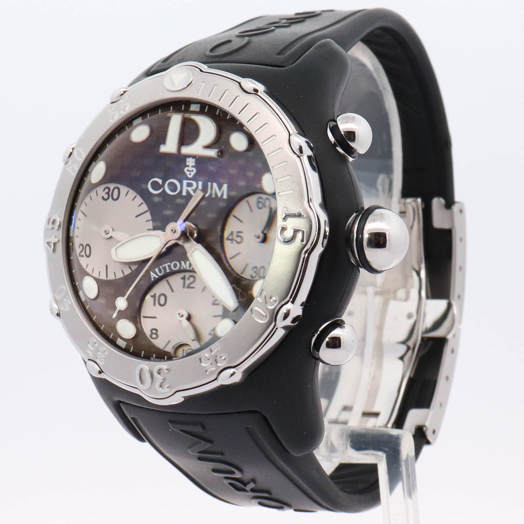 Corum Bubble Stainless Steel 45mm Chronograph Dial Watch Reference