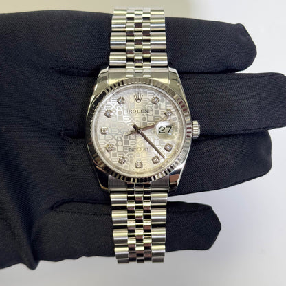 Rolex Datejust 36mm Silver Dial Watch Ref# 116234 - Happy Jewelers Fine Jewelry Lifetime Warranty