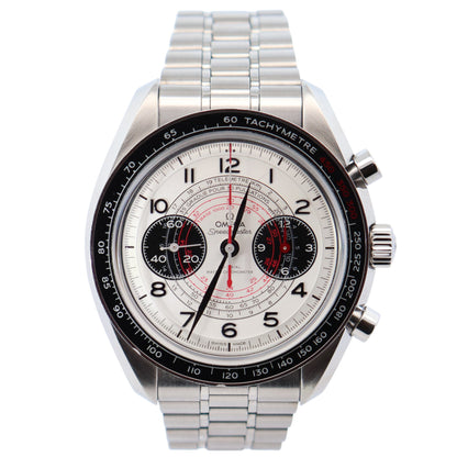 Omega Chronoscope 43mm White Dial Watch Ref# 329.30.43.51.02.002 - Happy Jewelers Fine Jewelry Lifetime Warranty