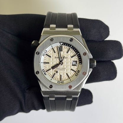 Audemars Piguet Royal Oak 42mm Black Dial Watch Ref# 15710ST.OO.A002CA.02