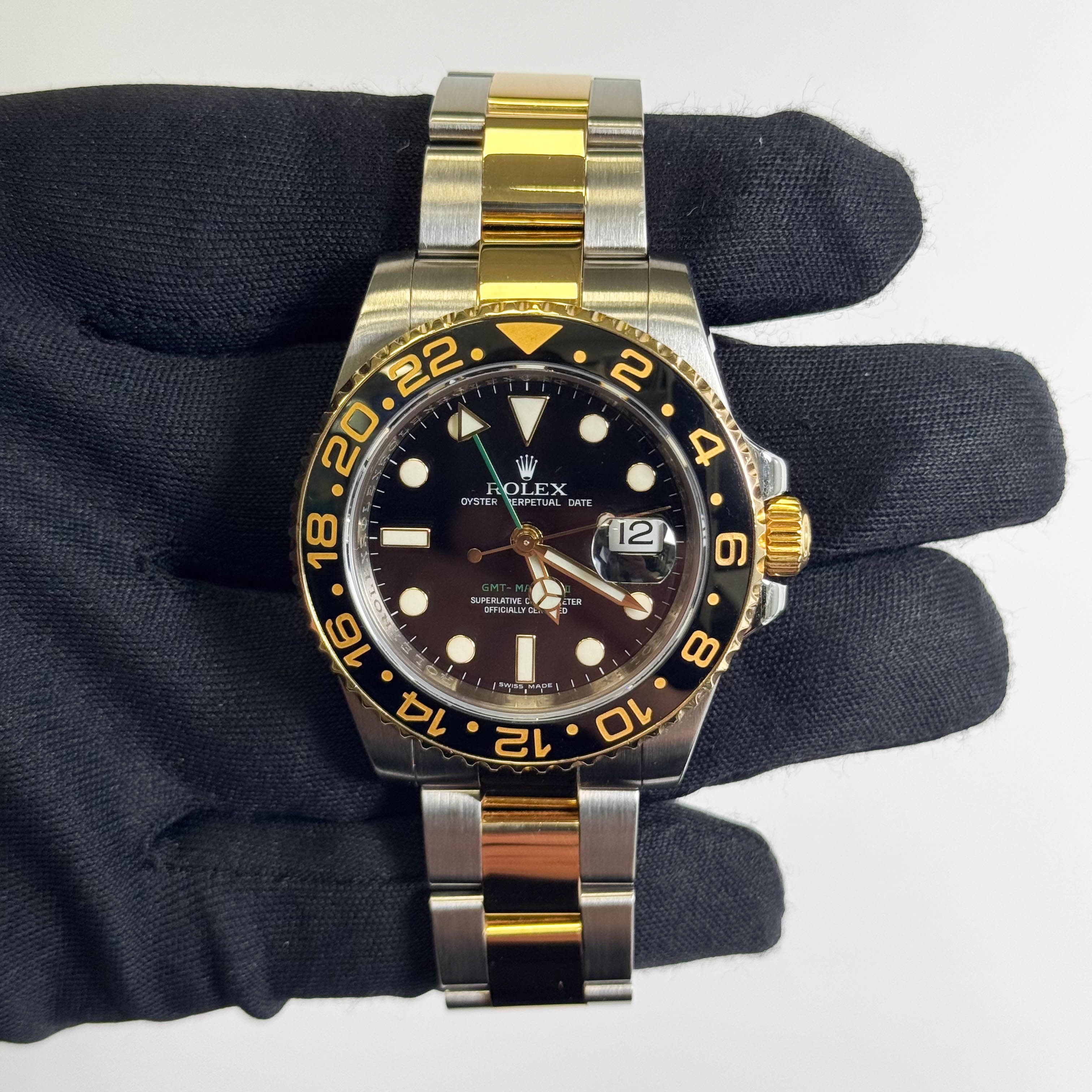 Rolex GMT-Master II 40mm Black Dial Watch Ref# 116713 - Happy Jewelers Fine Jewelry Lifetime Warranty