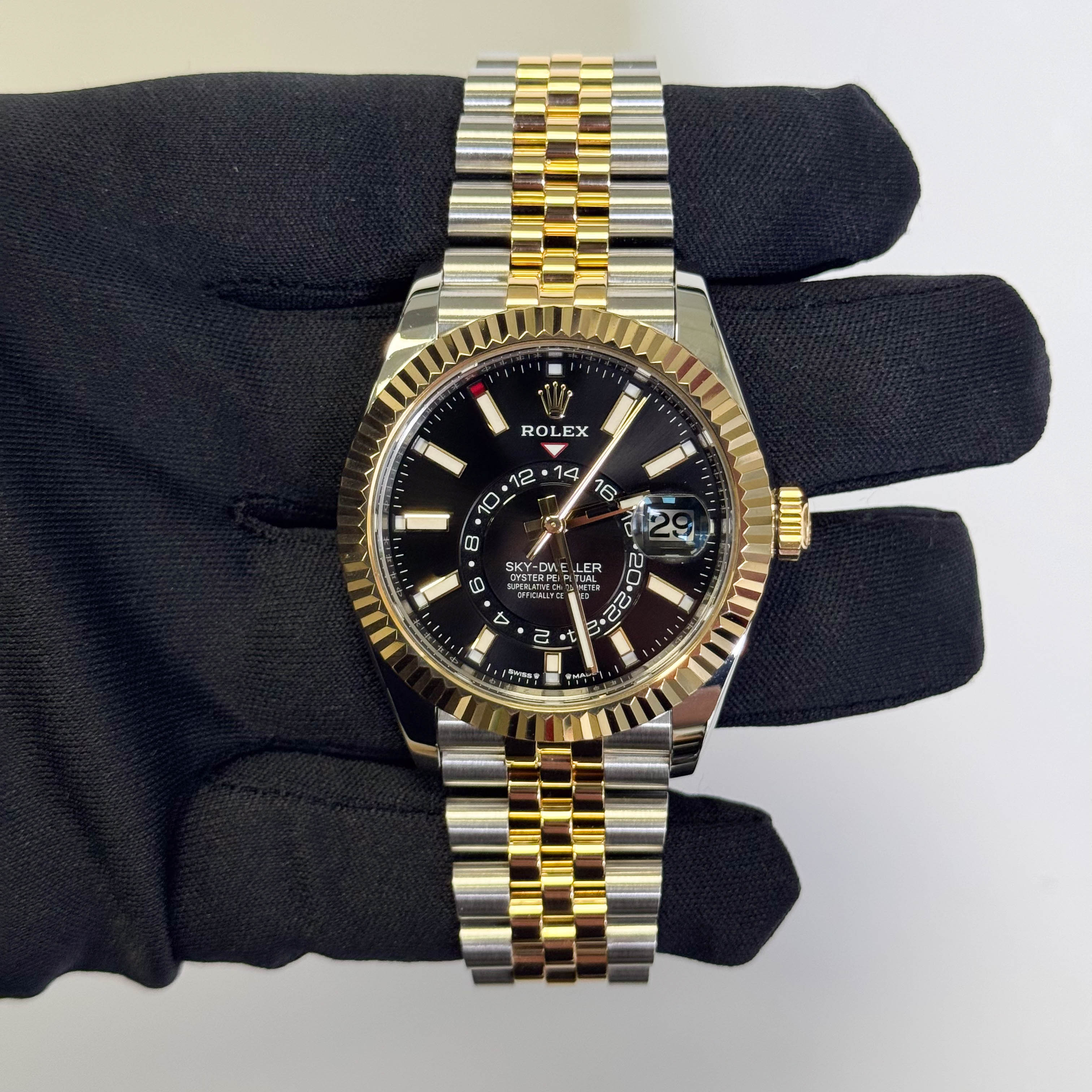 Rolex Sky-Dweller 42mm Black Dial Watch Ref# 336933 - Happy Jewelers Fine Jewelry Lifetime Warranty
