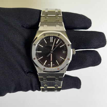 Audemars Piguet Royal Oak 41mm Black Dial Watch Ref# 15510ST.OO.1320ST.07