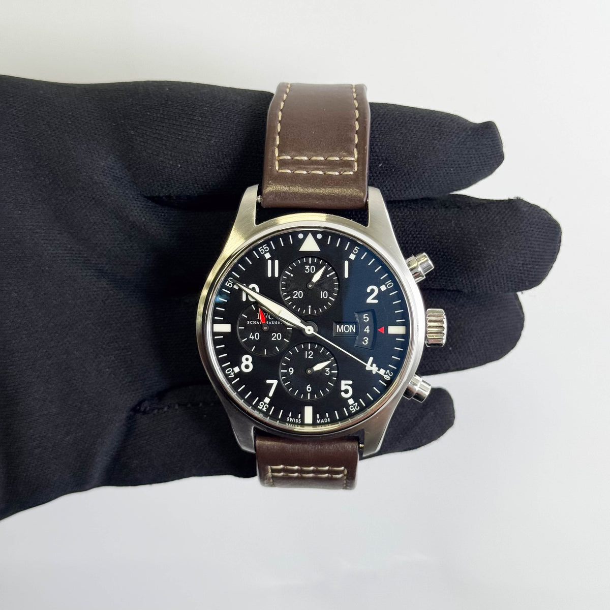 IWC Pilot 43mm Black Dial Watch Ref# IW377701