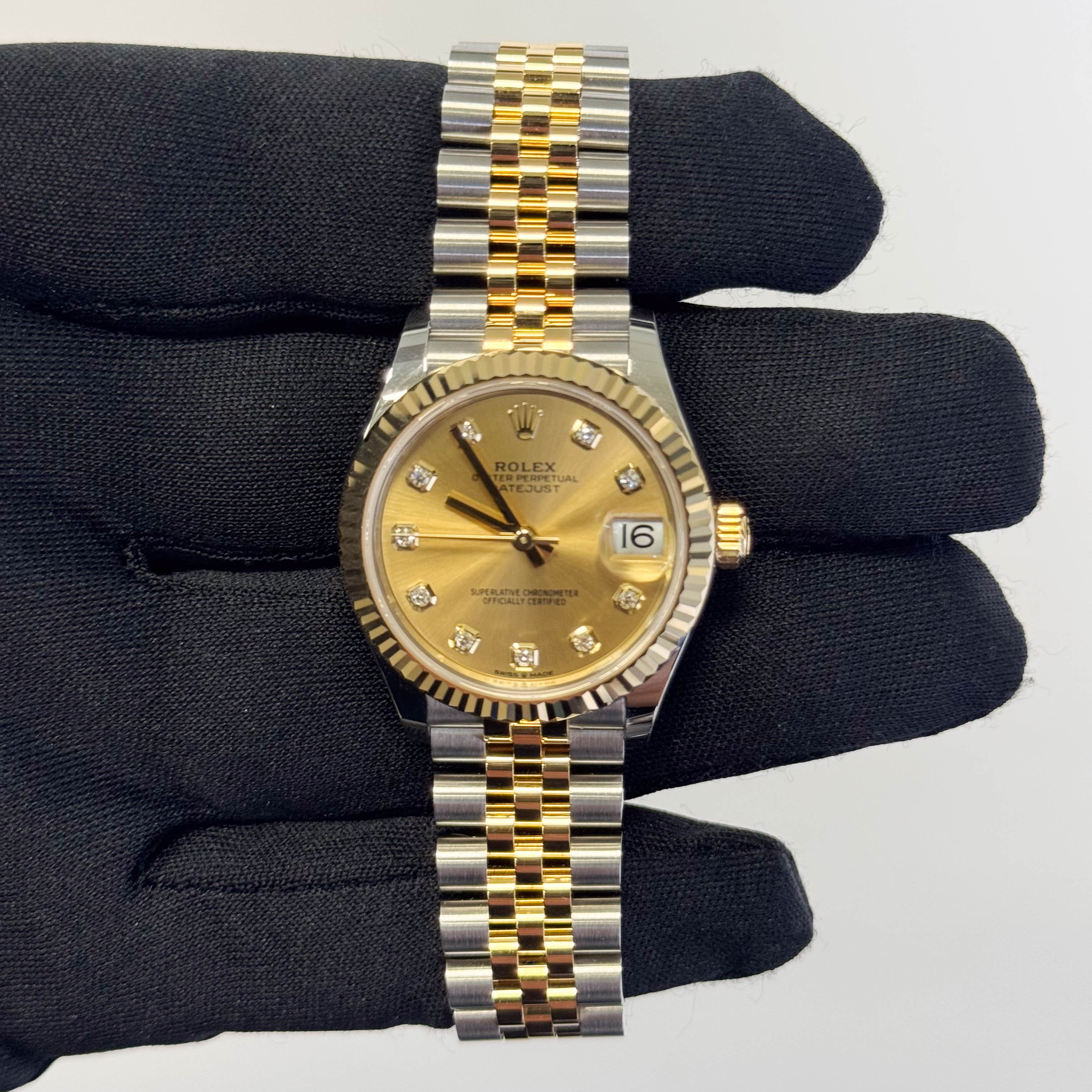 Rolex Datejust 31mm Champagne Dial Watch Ref# 278273 - Happy Jewelers Fine Jewelry Lifetime Warranty