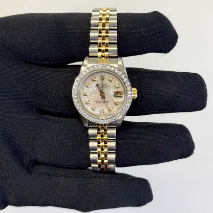 Rolex Datejust 26mm MOP Dial Watch Ref# 69173 - Happy Jewelers Fine Jewelry Lifetime Warranty