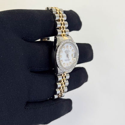 Rolex Datejust 26mm MOP Dial Watch Ref# 69173 - Happy Jewelers Fine Jewelry Lifetime Warranty