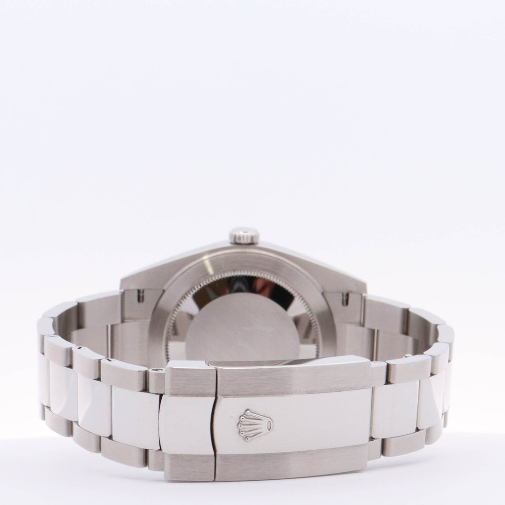 Rolex Datejust 41mm Stainless Steel Black Stick Dial Watch Reference#: 126334 - Happy Jewelers Fine Jewelry Lifetime Warranty