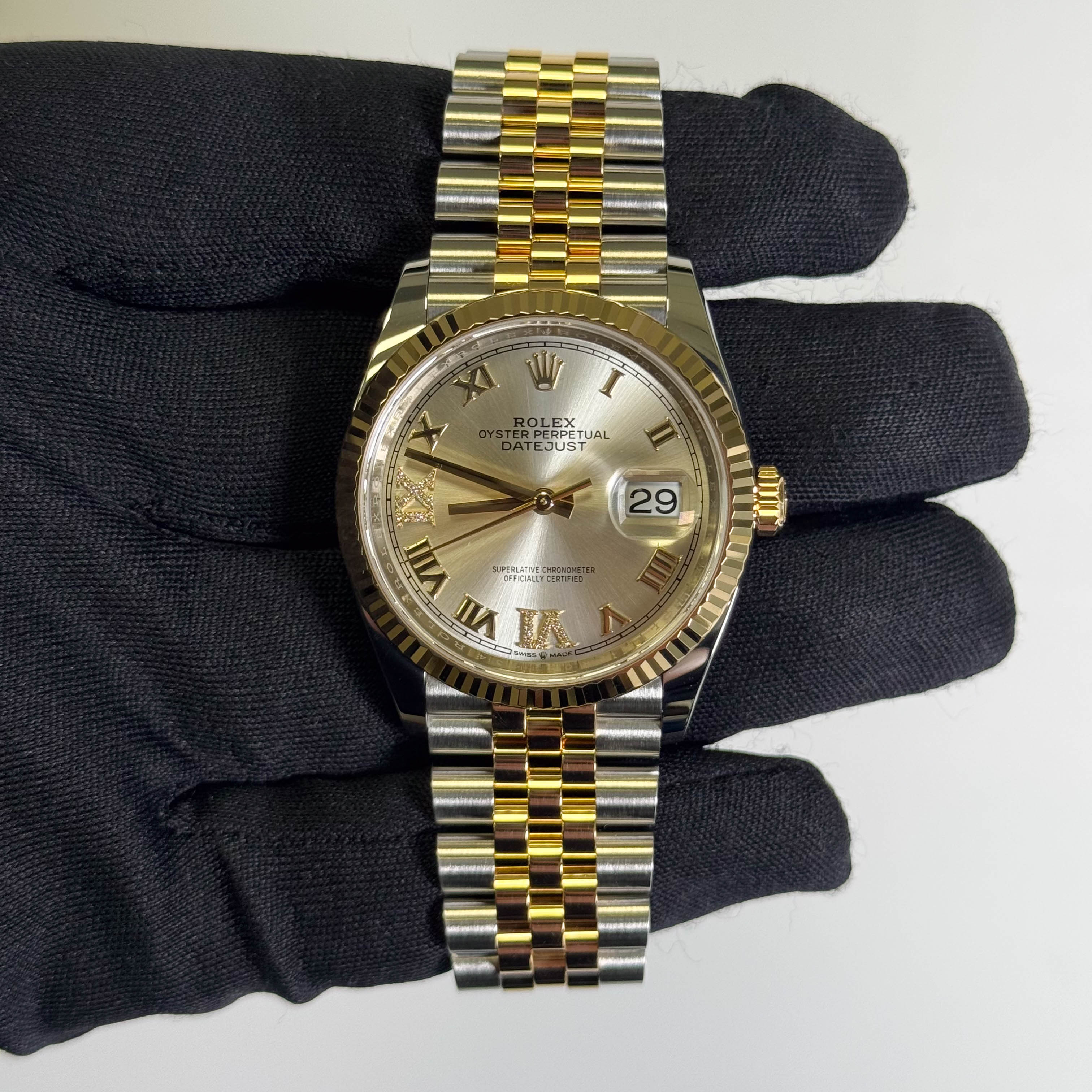 Rolex Datejust 36mm Silver Dial Watch Ref# 126233