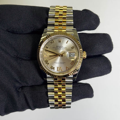 Rolex Datejust 36mm Silver Dial Watch Ref# 126233