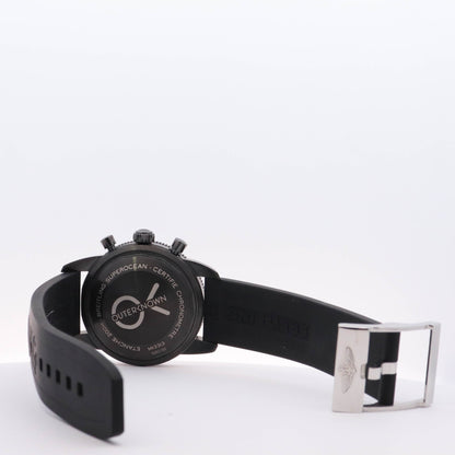 Breitling Superocean Heritage II Stainless Steel 44mm Blue Chronograph Dial Watch Reference#: M133132A1C1W1 - Happy Jewelers Fine Jewelry Lifetime Warranty