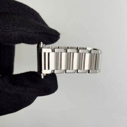 Cartier Tank Française 28mm White Dial Watch Ref# W51002Q3
