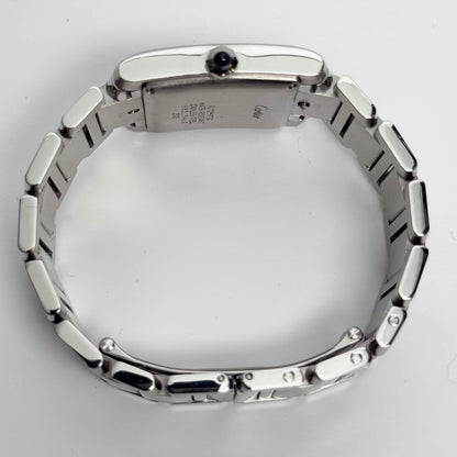 Cartier Tank Française 28mm White Dial Watch Ref# W51002Q3
