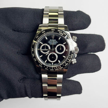 Rolex Daytona 40mm Black Dial Watch Ref# 126500LN - Happy Jewelers Fine Jewelry Lifetime Warranty