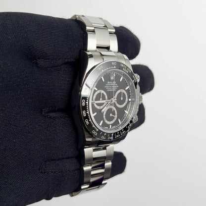 Rolex Daytona 40mm Black Dial Watch Ref# 126500LN - Happy Jewelers Fine Jewelry Lifetime Warranty