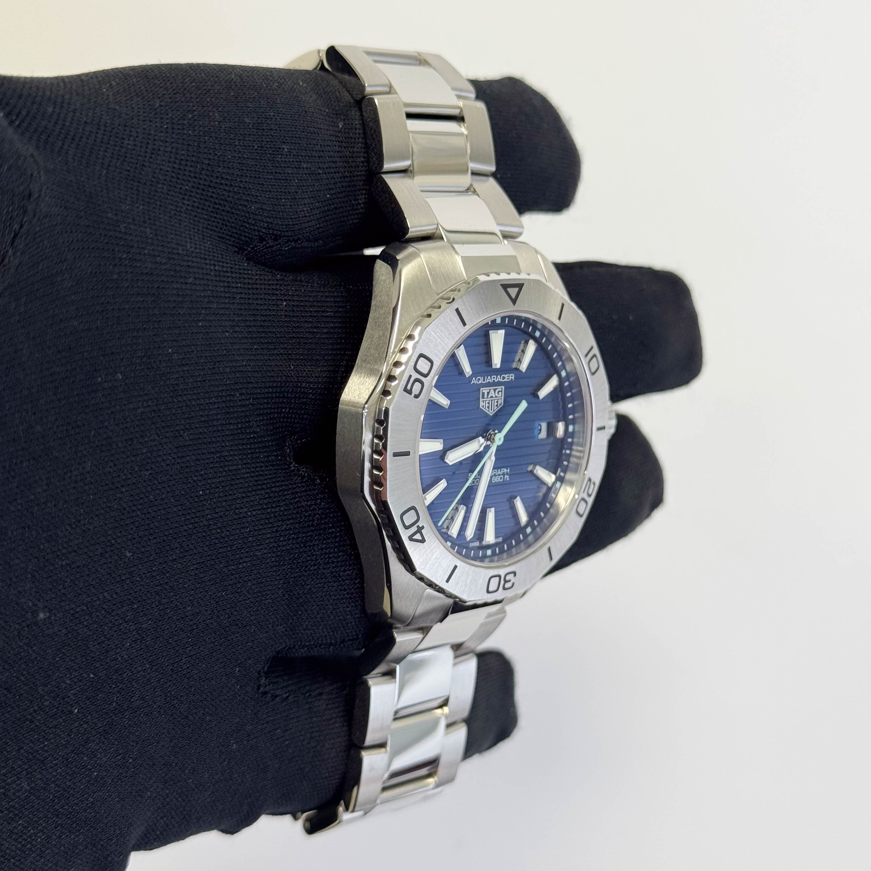 Tag Heuer Aquaracer 40mm Blue Dial Watch Ref# WBP1113.BA0000