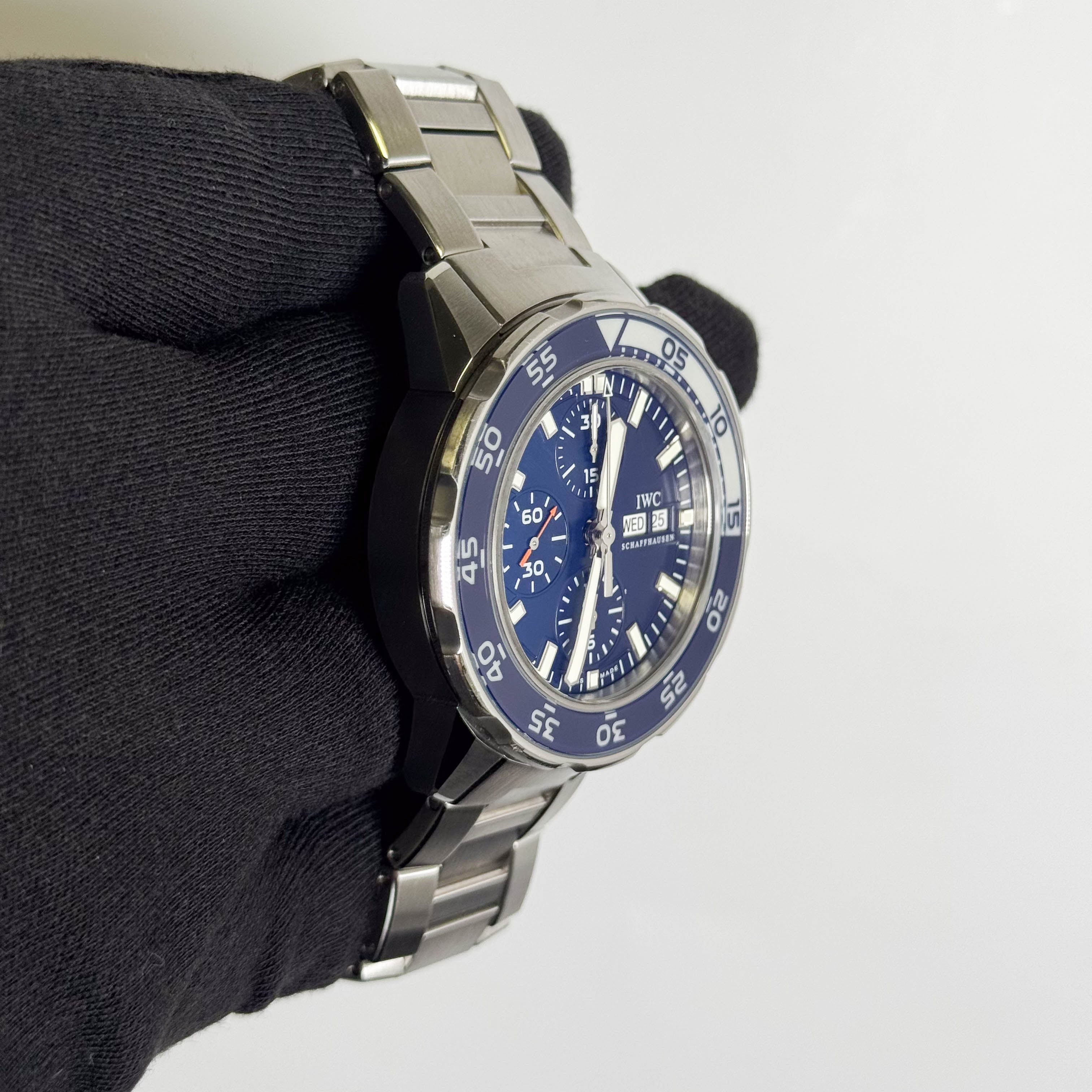 IWC Aquatimer Chronograph 44mm Blue Dial Watch Ref# IW376710