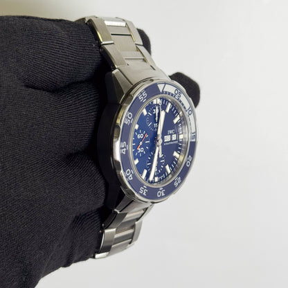 IWC Aquatimer Chronograph 44mm Blue Dial Watch Ref# IW376710