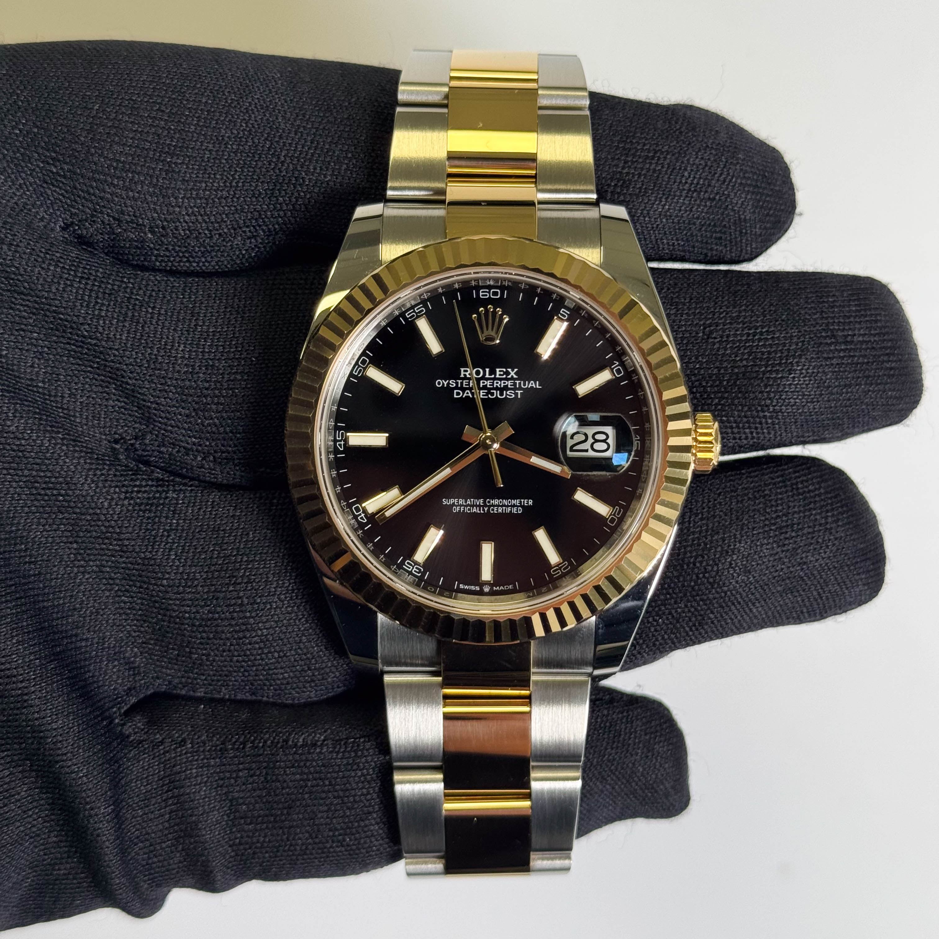 Rolex Datejust 41mm Black Dial Watch Ref# 126333