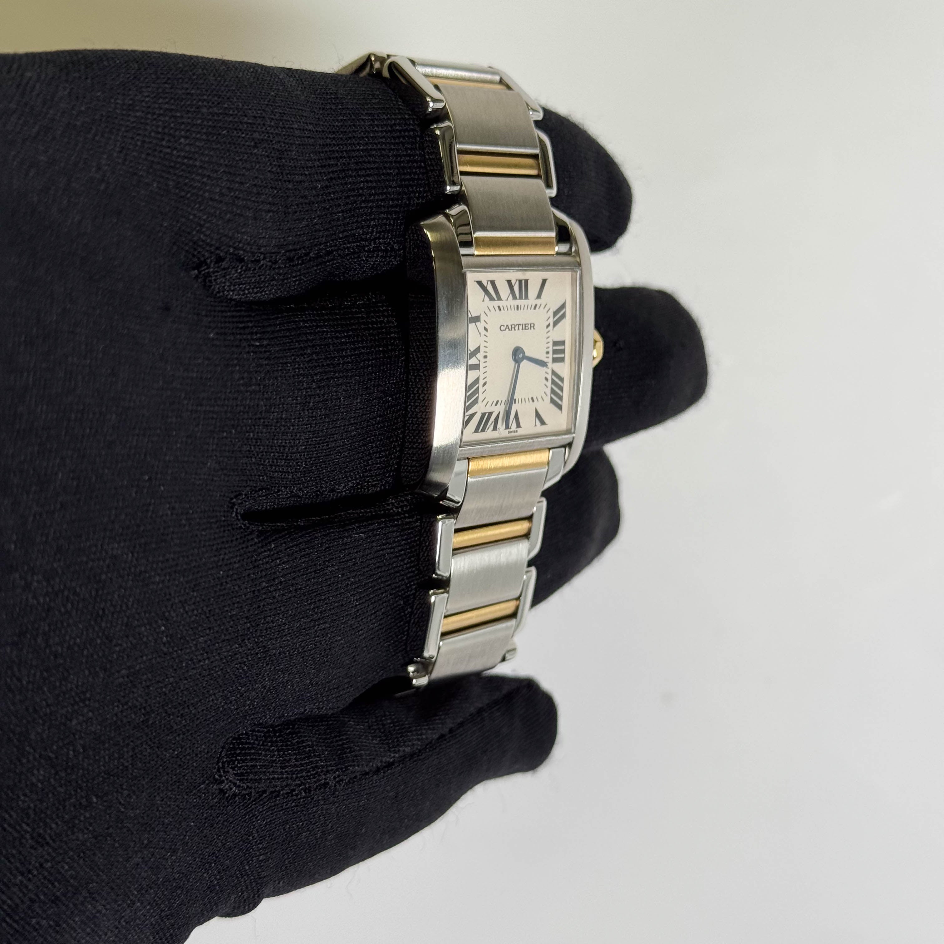 Cartier Tank 25mm White Dial Watch Ref# W51006Q4