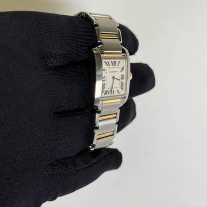 Cartier Tank 25mm White Dial Watch Ref# W51006Q4