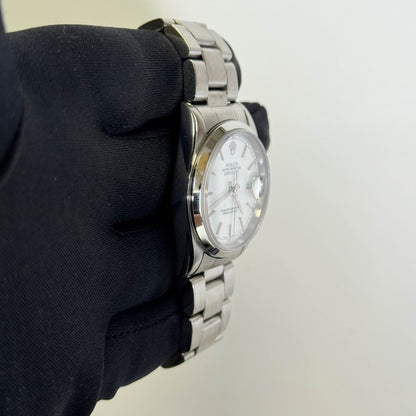 Rolex Datejust 36mm White Dial Watch Ref# 16200 - Happy Jewelers Fine Jewelry Lifetime Warranty