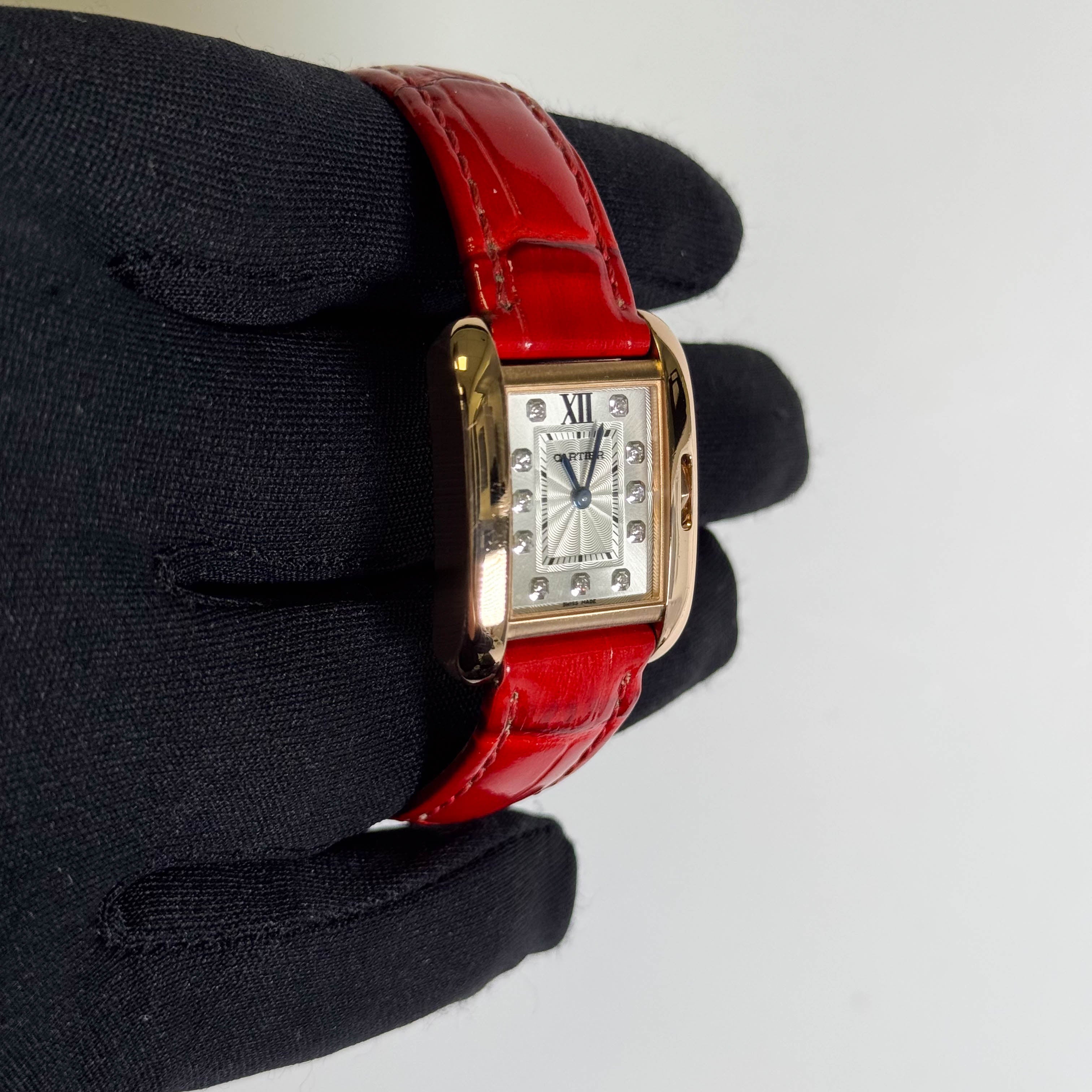 Cartier Tank 30mm Silver Dial Watch Ref# WJTA0007