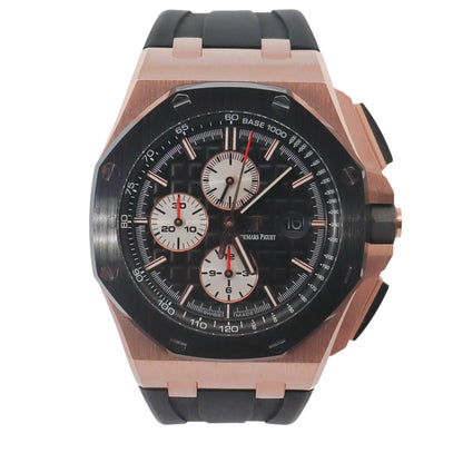 Audemars Piguet Royal Oak 44mm Black Dial Watch Ref# 26401RO.OO.A002CA.01 - Happy Jewelers Fine Jewelry Lifetime Warranty