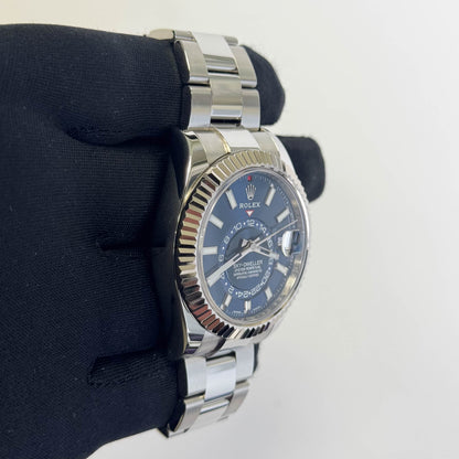 Rolex Sky-Dweller 42 mm Blue Dial Watch Ref# 326934 - Happy Jewelers Fine Jewelry Lifetime Warranty