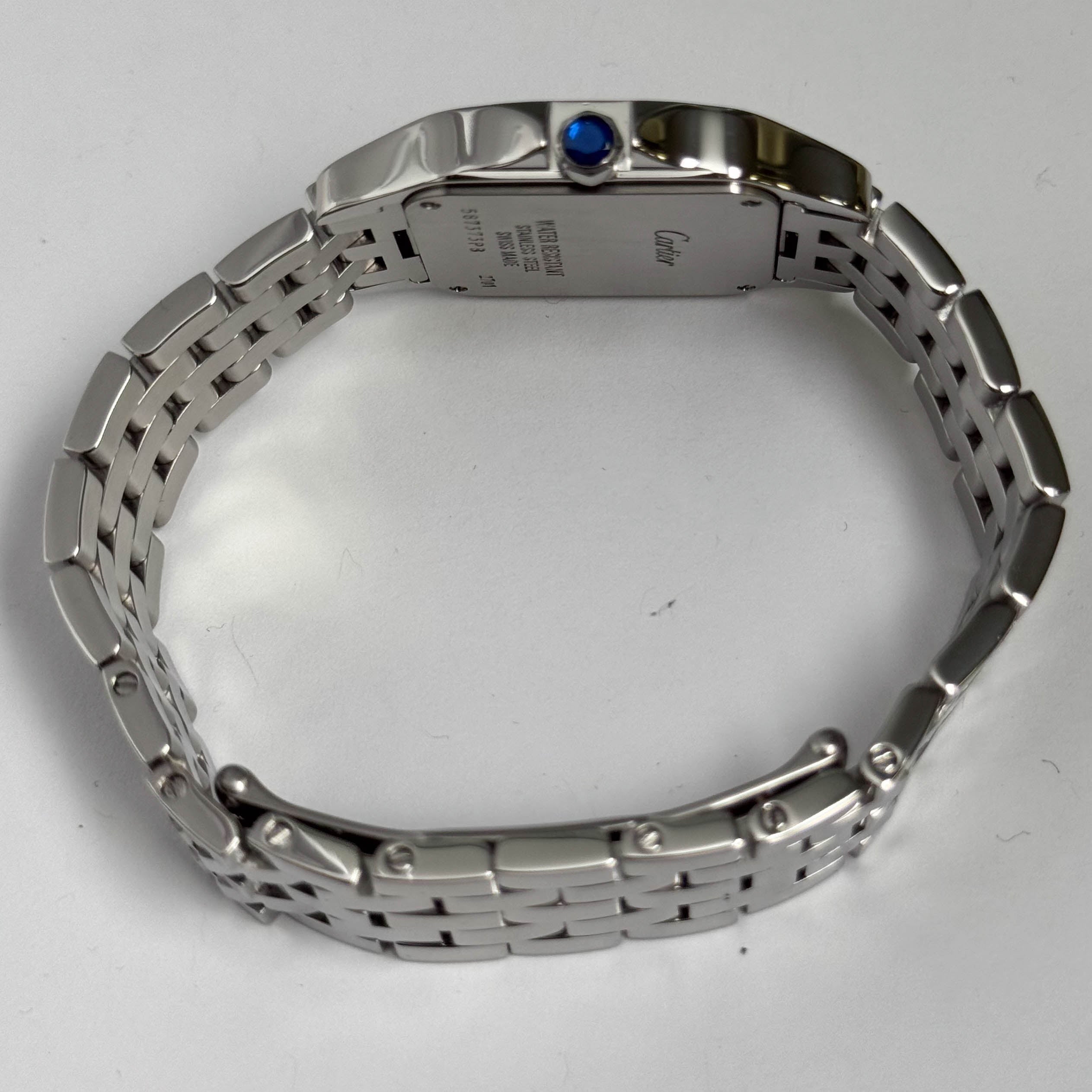 Cartier Santos Demoiselle 28mm White Dial Watch Ref# W25064Z5