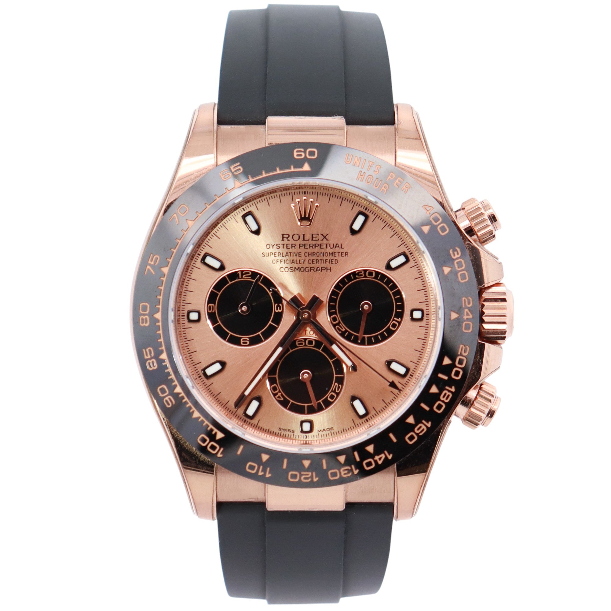 Rolex Daytona 40mm Pink Dial Watch Ref# 116515LN - Happy Jewelers Fine Jewelry Lifetime Warranty
