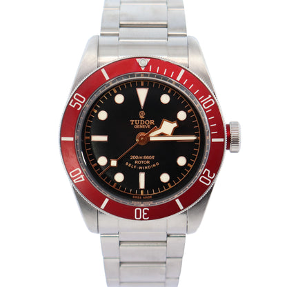 Tudor Black Bay 41mm Black Dial Watch Ref# 79220R - Happy Jewelers Fine Jewelry Lifetime Warranty